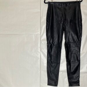 Divided Black High-Shine Faux Leather Leggings